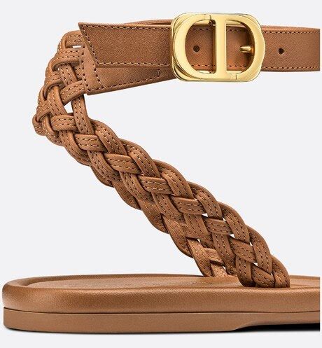 Dior Égée Sandal Cognac